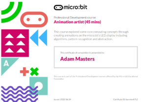MicroBit Certificate